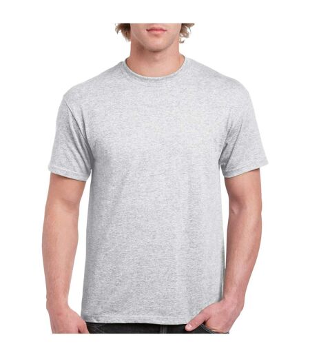 Gildan Mens Heavy Cotton Short Sleeve T-Shirt (Pack of 5) (Ash Gray) - UTBC4807