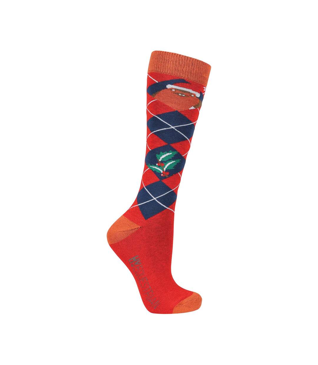 Chaussettes ruby the robin femme bleu marine / rouge / vert HyFASHION-4