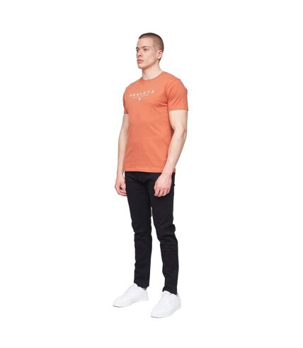 T-shirt ninesix homme rouge orangé Henleys Henleys