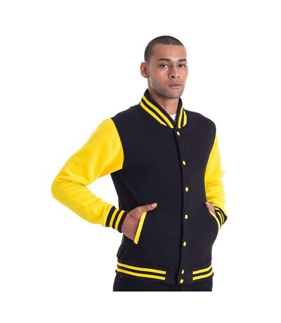Veste Hommes Noir Jaune Awdis