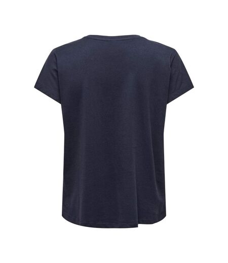 T-Shirt marine femme only paub
