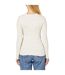 T-shirt Manches Longues Motif/style À Rayures Femme Blanc Cassé Selected Femme-3
