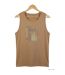 Débardeur homme Challenger SIG1 camel marron imprimé — Confort pur coton jersey-2
