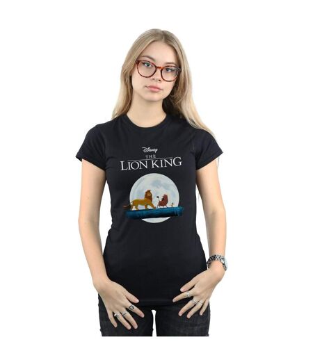 Disney Femmes/Les femmes Le Roi Lion Hakuna Matata Walk - T-shirt en coton (Noir) - UTBI48042