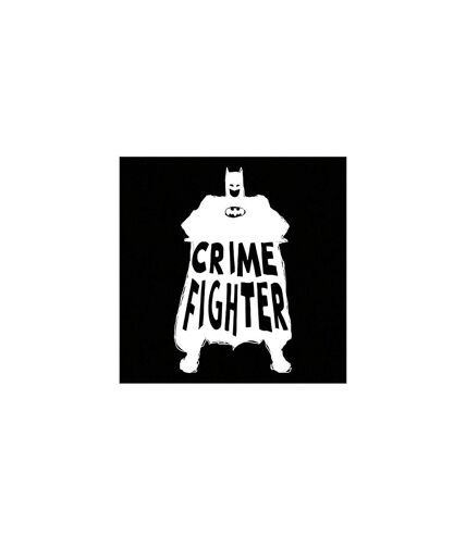 Batman Crime Fighter Print (Black/White) (30cm x 30cm)