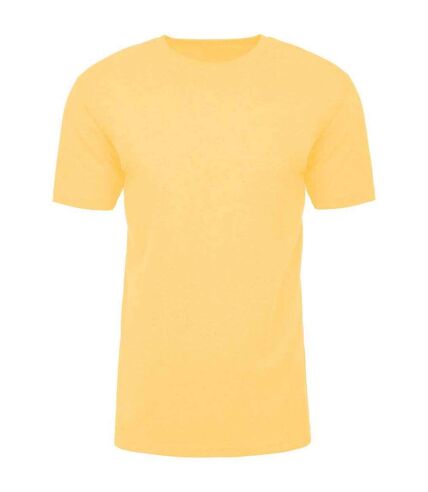 T-shirt manches courtes unisexe jaune crème Next Level