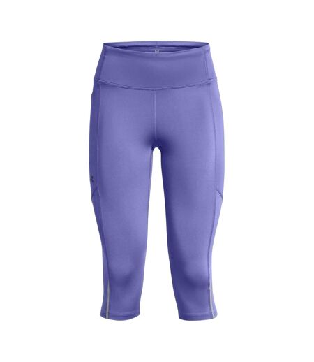 Pantacourt Launch Femme Violet Under Armour