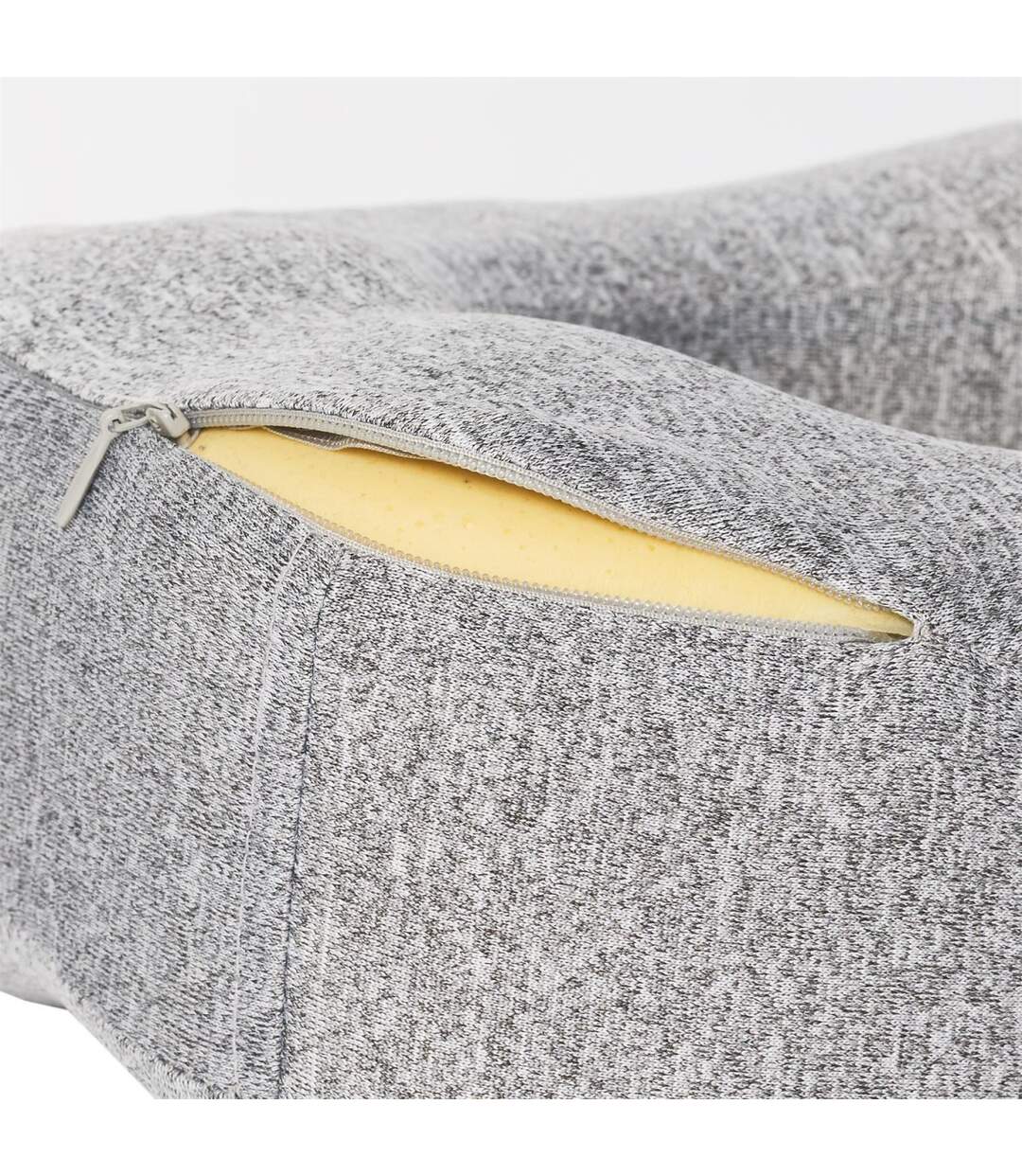 Coussin de Voyage Mémoire de Forme 27cm Gris-4