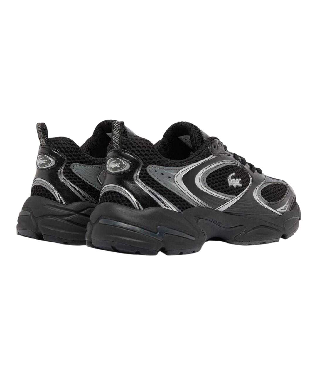 Mens Storm 96 2k Cushioned Flat Trainers Black Lacoste-2
