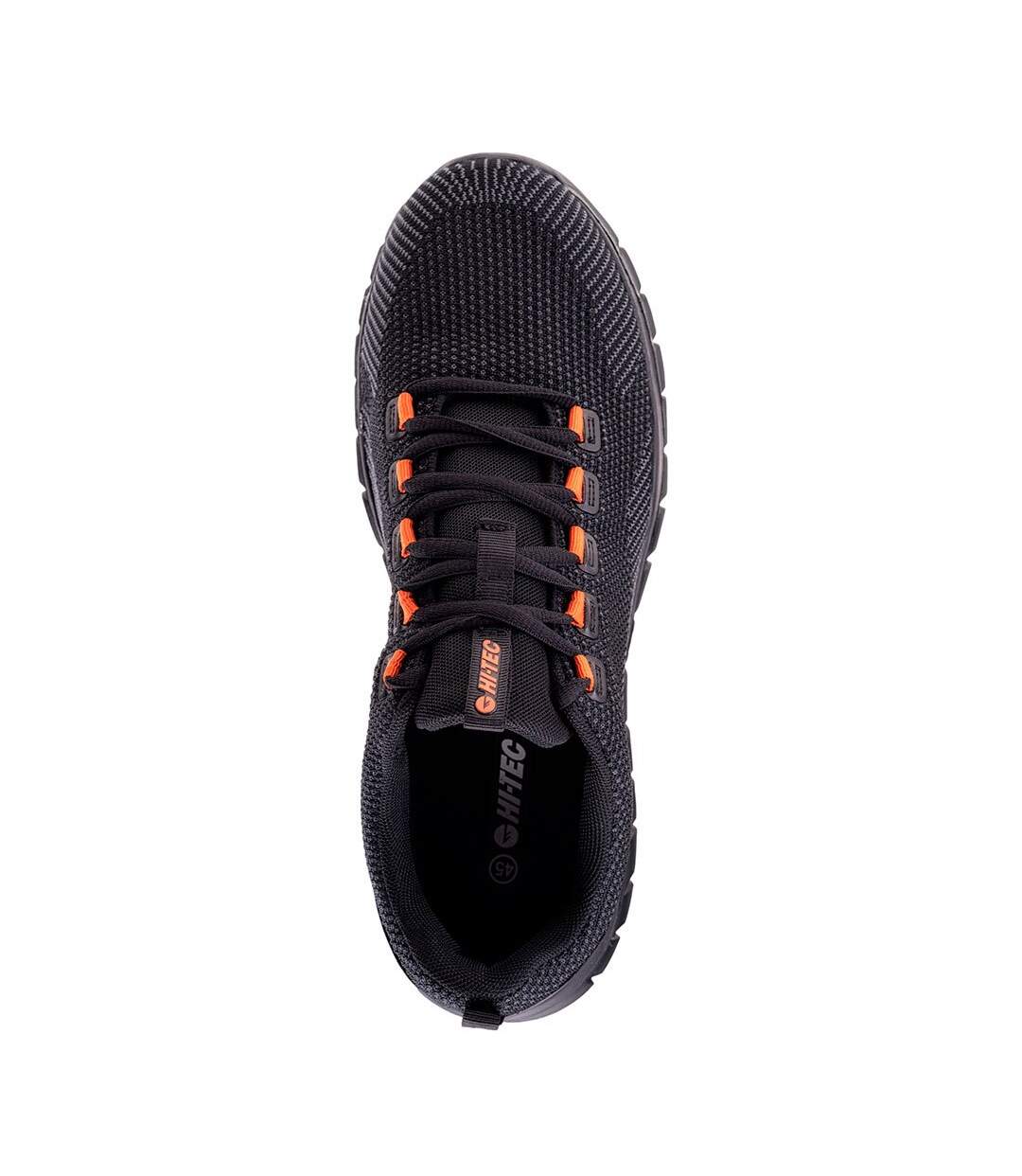 Chaussures décontractées haremi homme noir / gris foncé / orange Hi-Tec-3