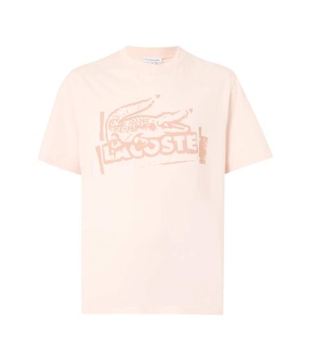 T-shirt Motif/style Jersey Homme Orange Lacoste