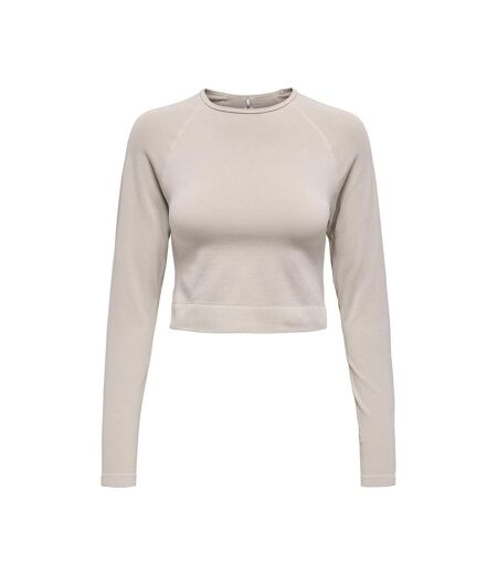 Top de sport Beige Femme Only Jiji Seam - L