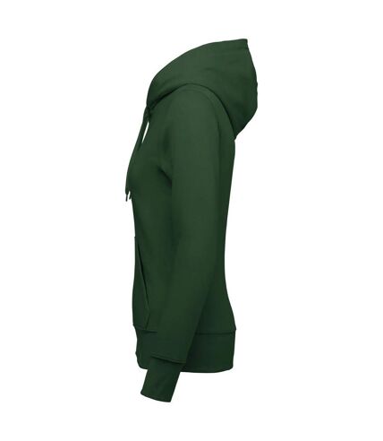 Sweat à capuche femme vert forêt Kariban