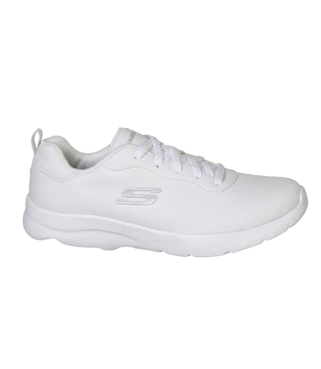 Womens/ladies Dynamight 2.0 Eazy Feelz Trainers White Skechers-3