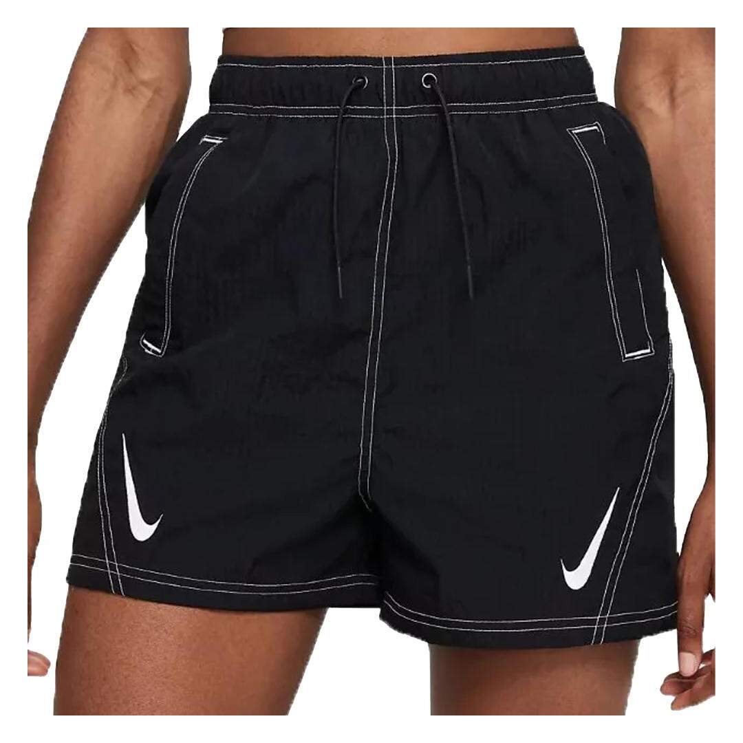 Short Noir/Blanc Femme Nike Swoosh - L-1