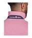 Polo bio classique pour hommes rose Raging Bull