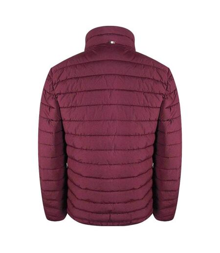 Mens Active Padded Jacket Burgundy Aquascutum