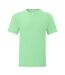 Fruit of the Loom Mens Iconic T-Shirt (Neo Mint)