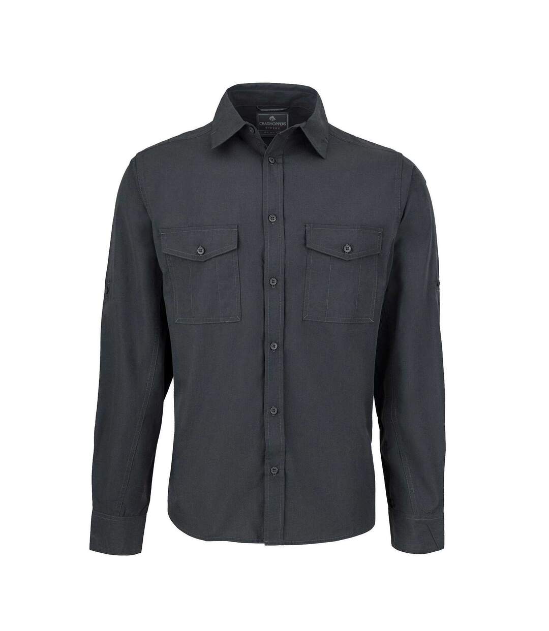 Chemise Manches Longues Kiwi Homme Gris Carbone Craghoppers Expert-2
