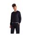 Womens/ladies Strath Melange Supersoft Sweatshirt Black Mountain Warehouse-4