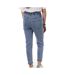 Jean mom fit bleu femme monday premium elastique-2