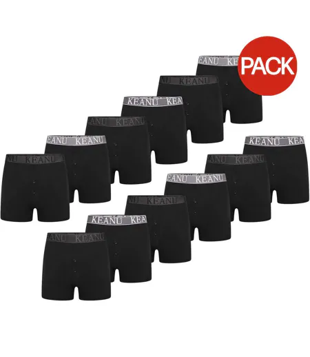 Boxers Motif/style Uni Homme Noir Keanu