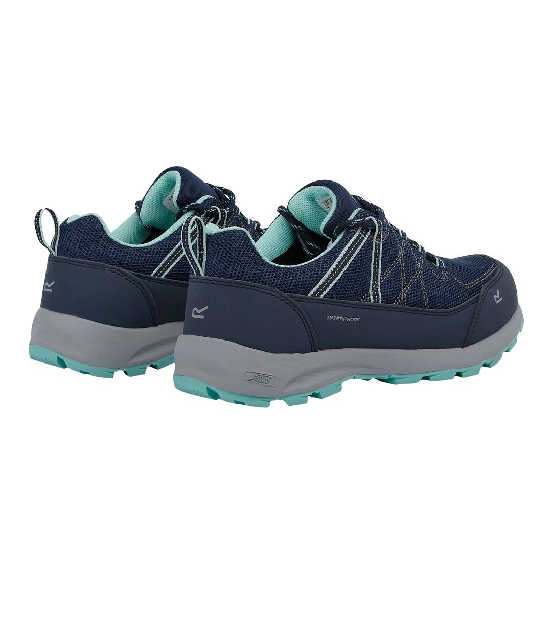 Chaussures de marche lady samaris lite low femme bleu marine / turquoise pâle Regatta-2