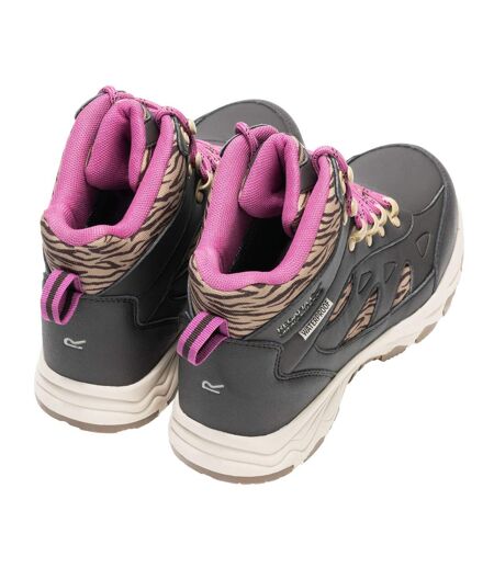 Chaussures Montantes De Marche Motif/style Zèbre Vendora Femme Marron Foncé Regatta