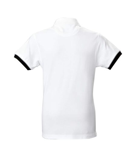James Harvest Mens Anderson Polo Shirt (White)