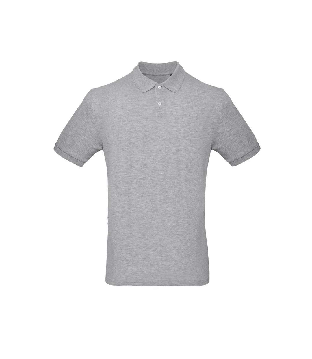 Polo inspire homme gris clair B&C-1