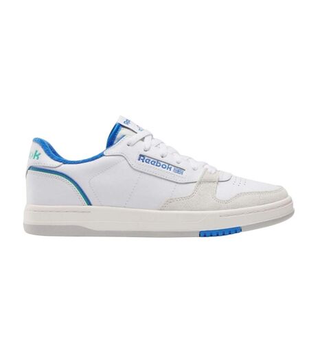 Mens Phase Court Suede Trainers White Blue Reebok