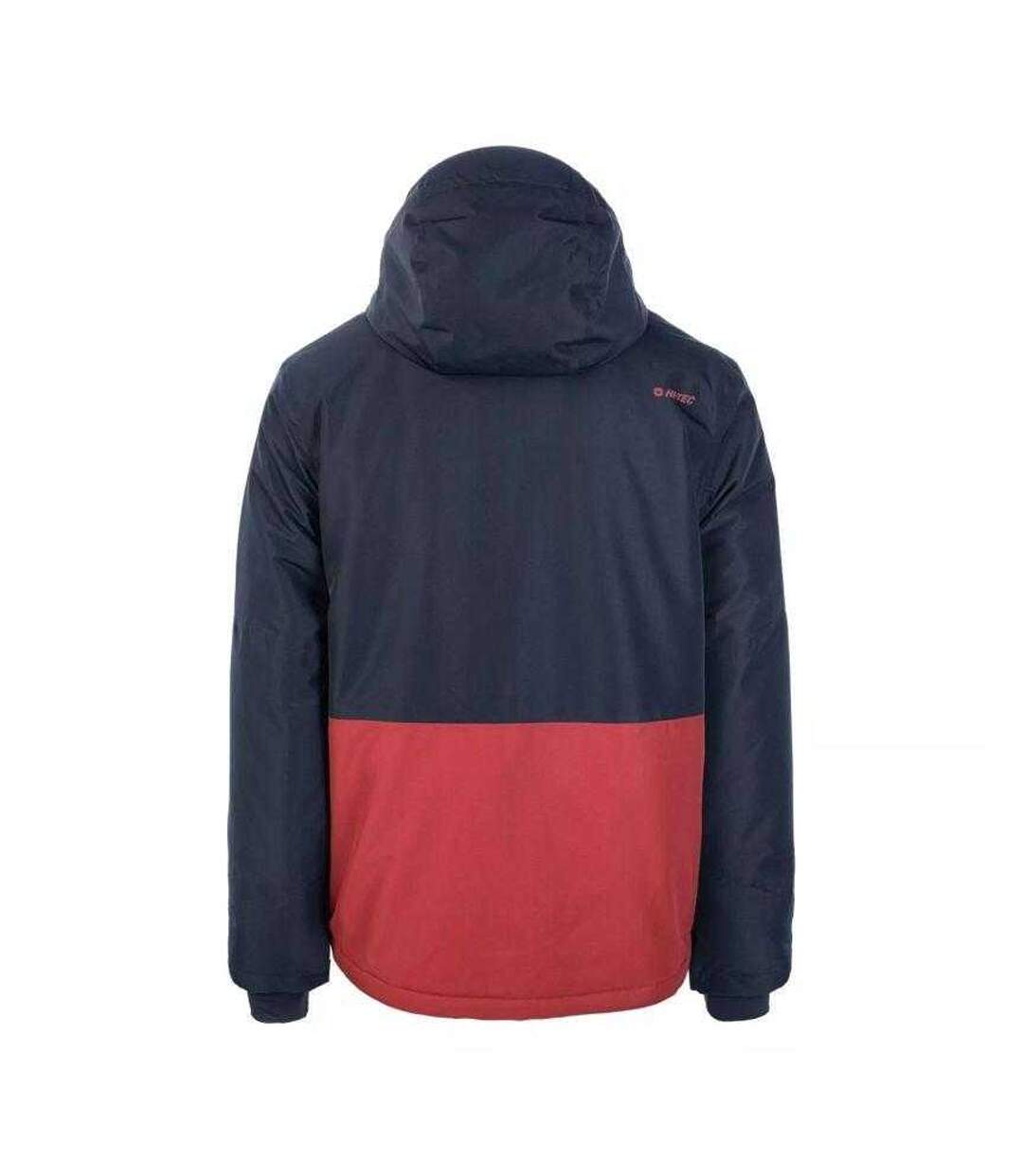 Blouson De Ski Alpir Homme Rouge Bleu Marine Foncé Hi-Tec-2