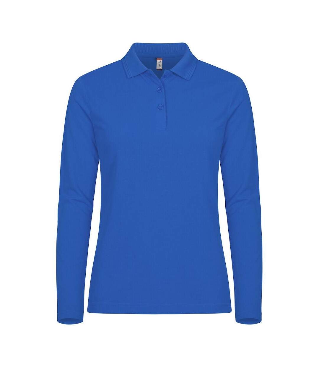 Polo Manches Longues Manhattan Femme Bleu Roi Clique-1