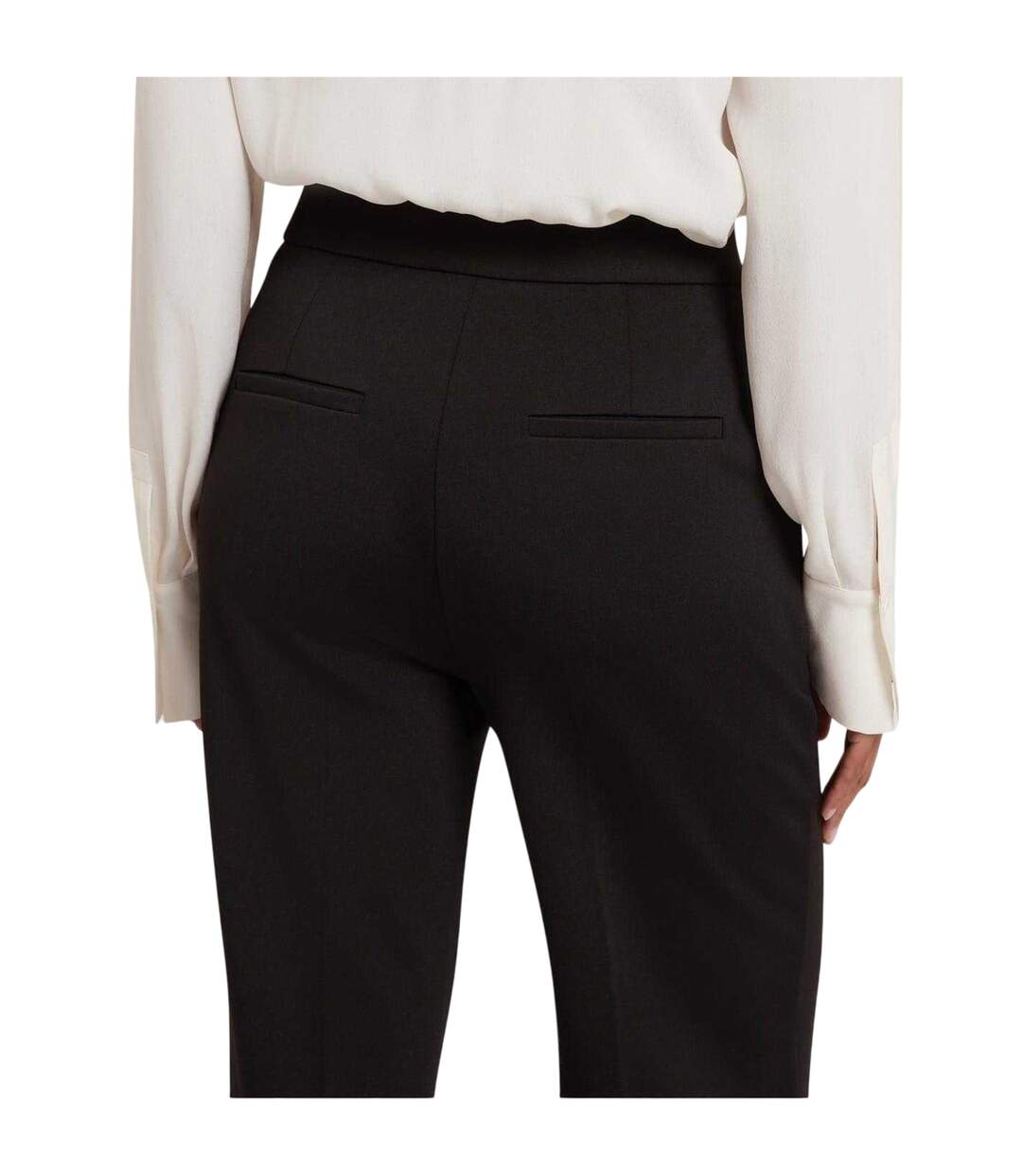 Womens/ladies Flared Wide Leg Trousers Black Ted Baker-3