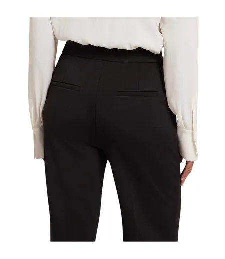 Womens/ladies Flared Wide Leg Trousers Black Ted Baker
