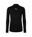 Mens Liga Thermal Snug Fit T-shirt Black Puma-1