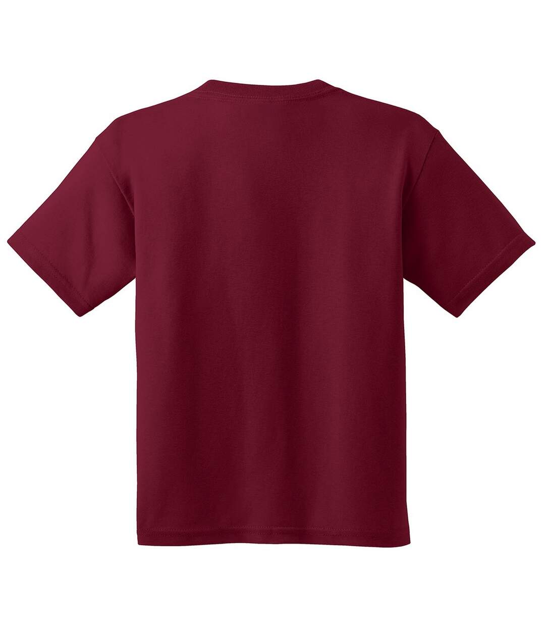 Youth Unisex Heavy Cotton T-shirt Cardinal Gildan-2