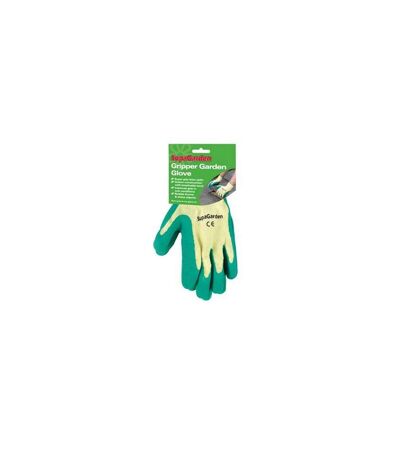 Ambassador Gripper Garden Glove (Green/Yellow) (One Size)