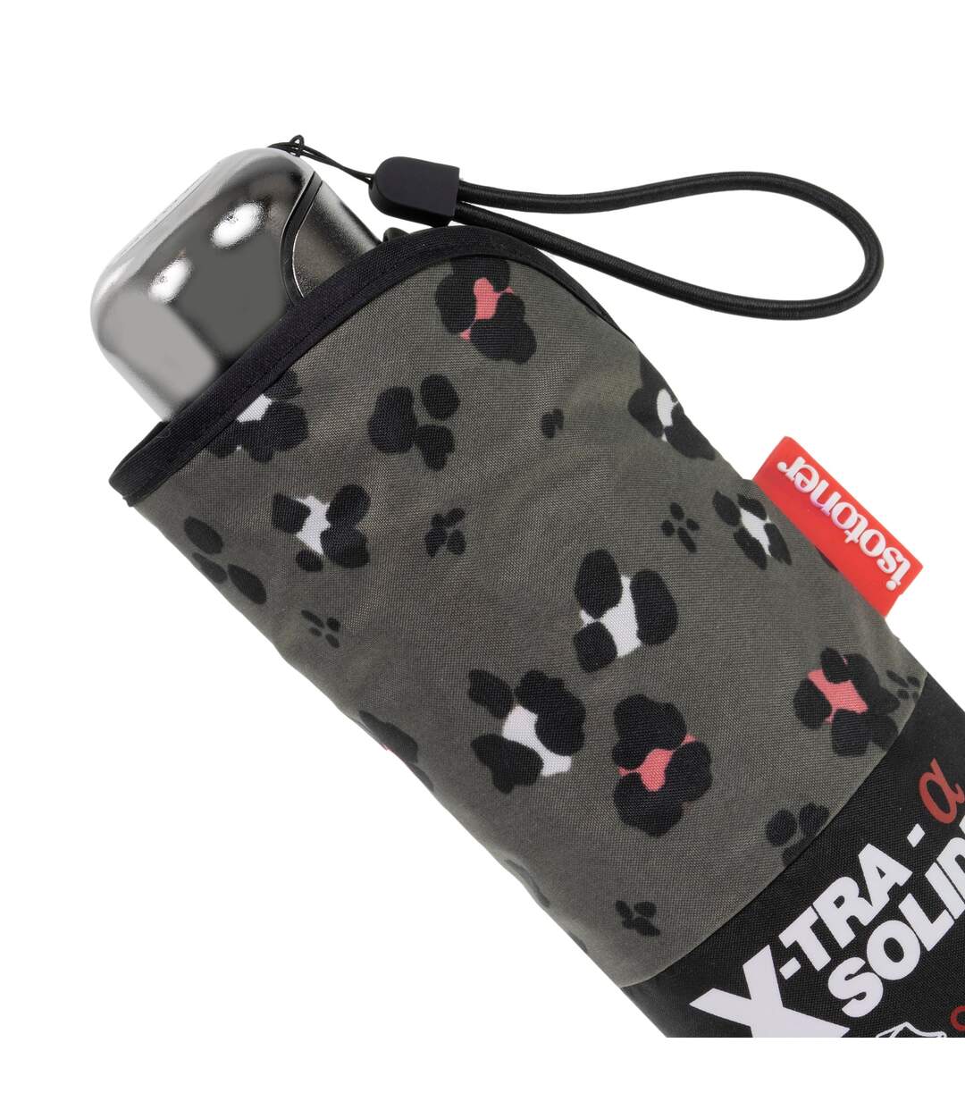 Isotoner Parapluie femme x-tra solide anti-retournement, compact, technologie ultra-déperlant-5