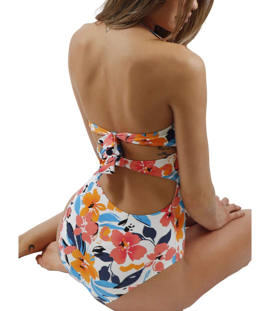 Maillot de bain 1 pièce bustier Summer Memoirs Admas-3
