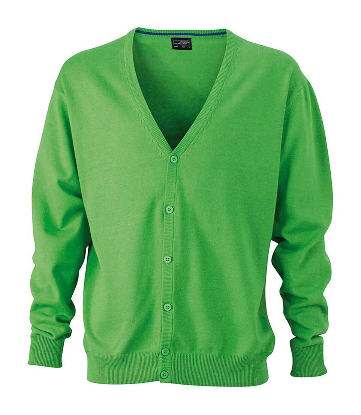 Gilet boutonné cardigan - HOMME - JN661 - vert