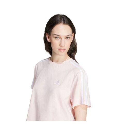 Haut Court Essentials Femme Beige Adidas