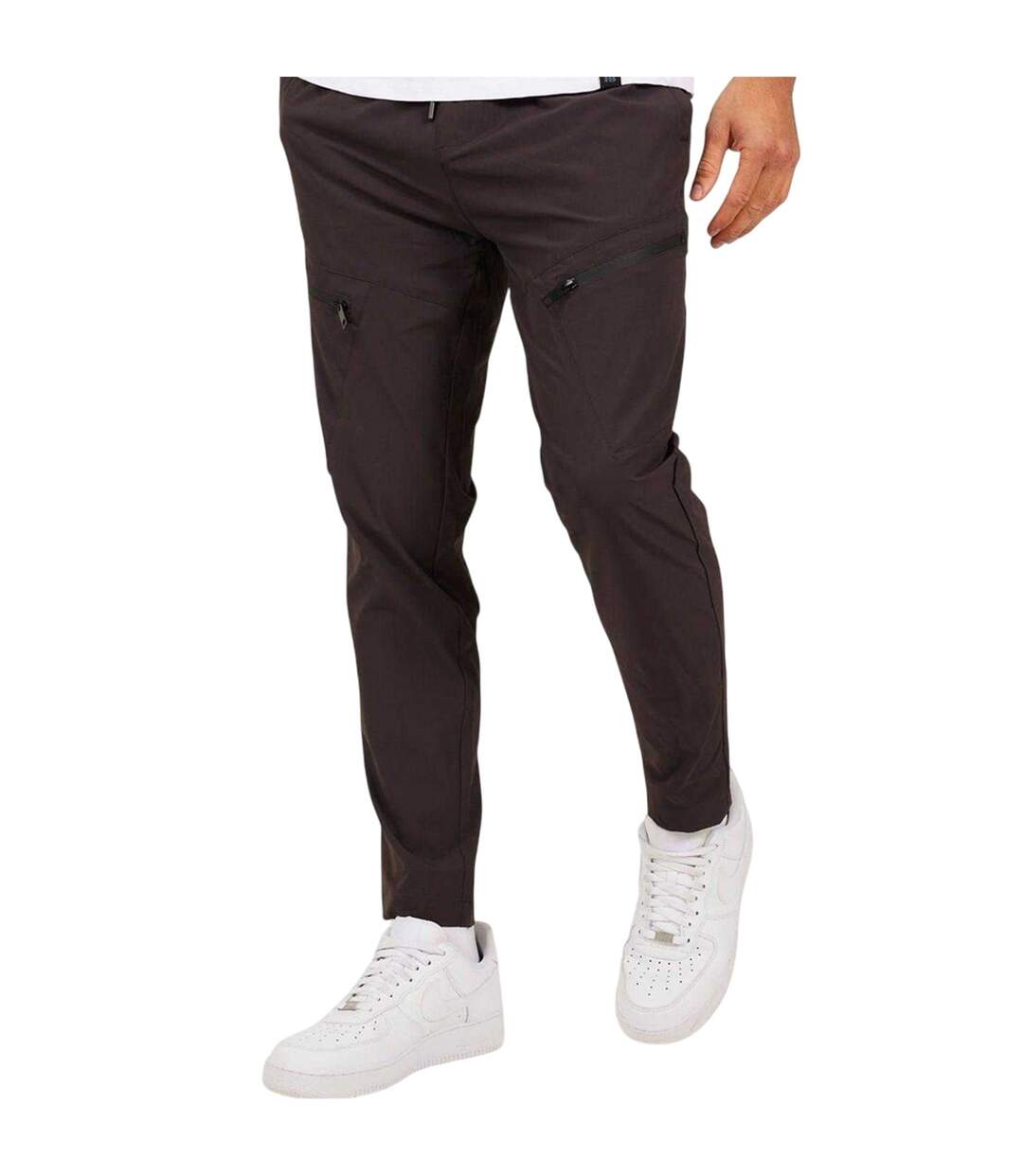Pantalon À Poches Homme Gris Foncé Brave Soul-2