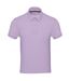 Unisex adult akoya terrycloth recycled polo shirt lilac Elevate NXT-1