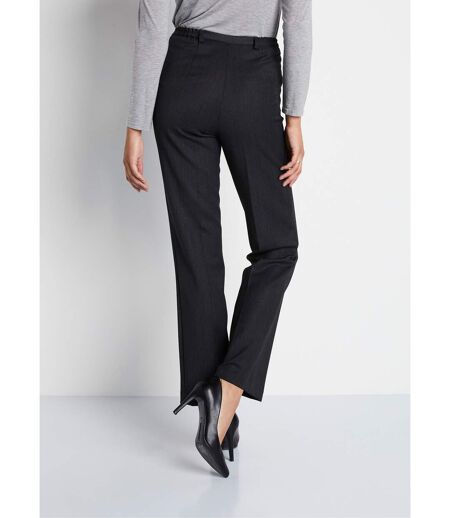 Pantalon taille semi-élastiquée droit