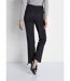 Pantalon taille semi-élastiquée droit-2