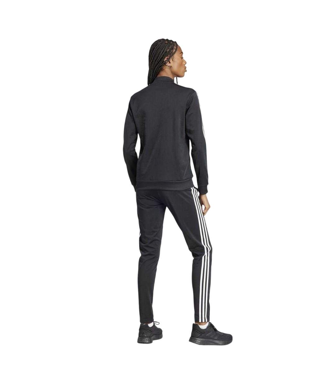 Ensemble Ensemble De Survêtement Back Basics Femme Noir Blanc Adidas-3