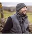 Mens 3.4 TOG Soft Fleece Lined Ribbed Knitted Thermal Winter Hat-5