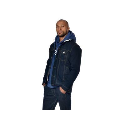 Veste homme denim doublée et col sherpa Bill Vondutch