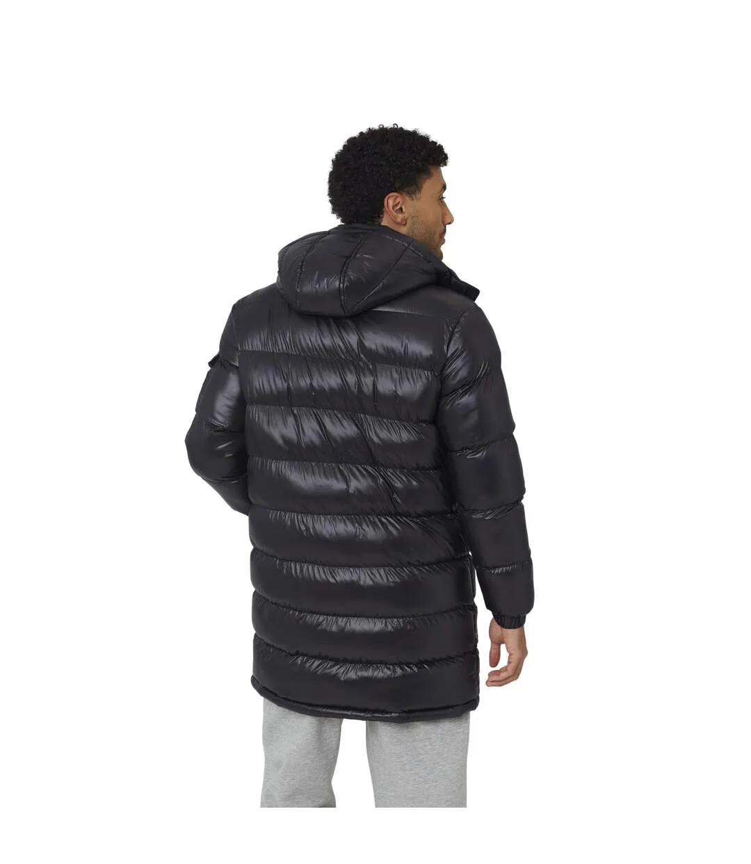Doudoune Matelassée Homme Noir Brave Soul-3
